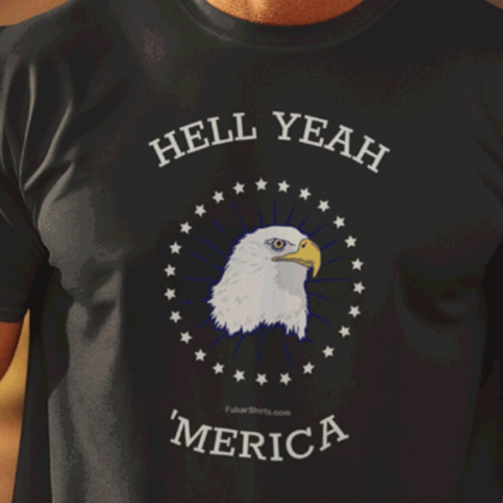 Hell Yeah 'Merica T-shirt - Patriotic Tees